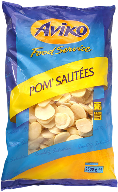 Aviko Pom Salitees Aardappelschijven 4x2,5kg